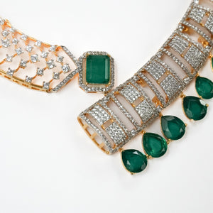 Azura Noir Necklace Set - Saroki jewels