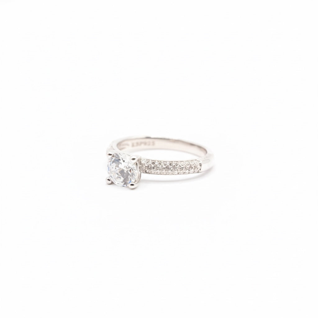 The Solitaire Crown Ring - Saroki jewels