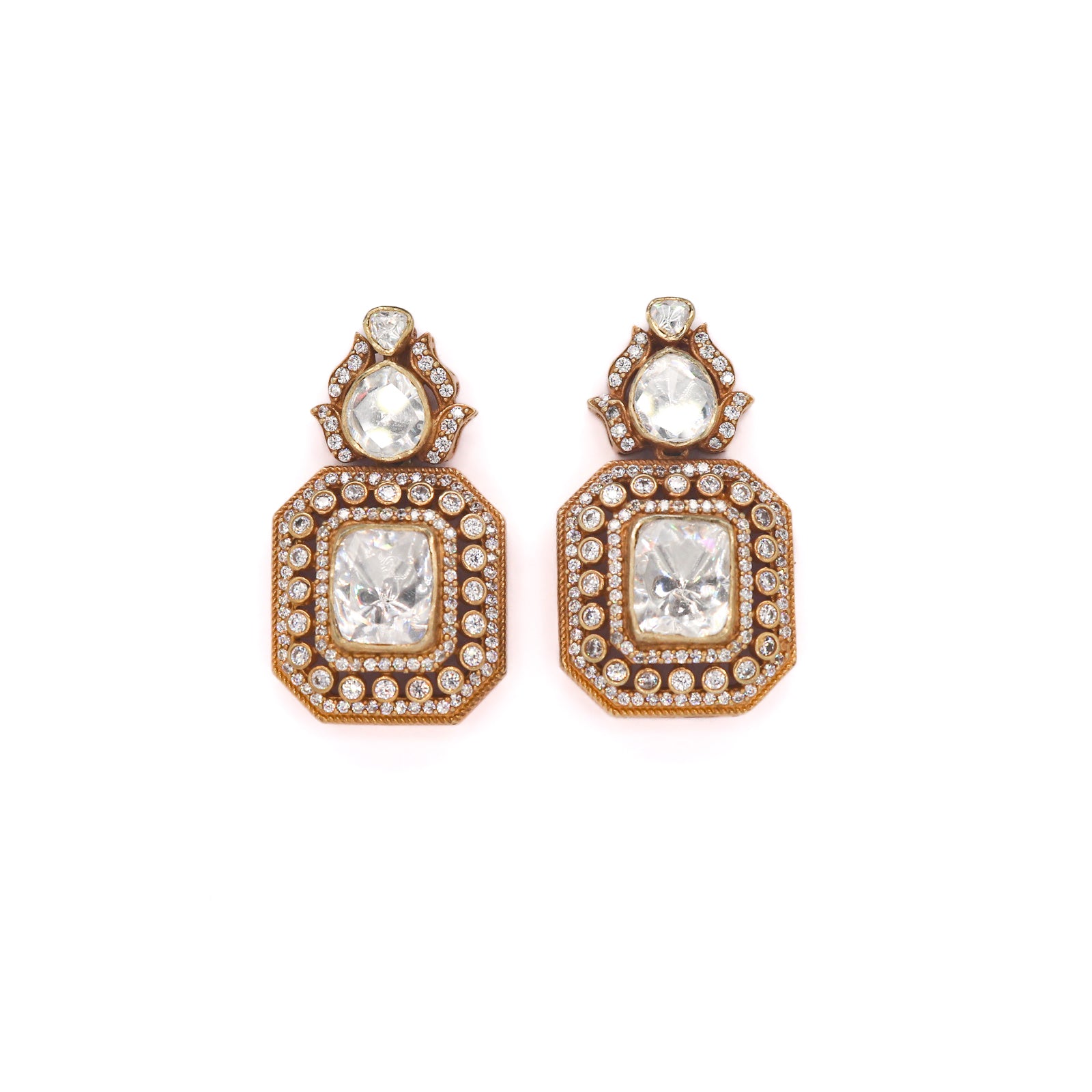 Aureline Drop Earrings - Saroki jewels