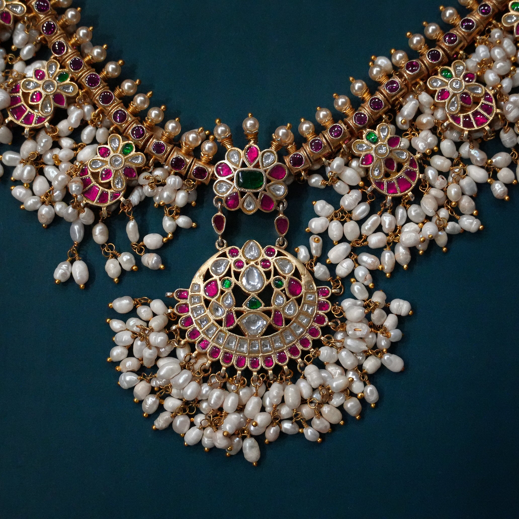 Shahnai Kundan Necklace Set