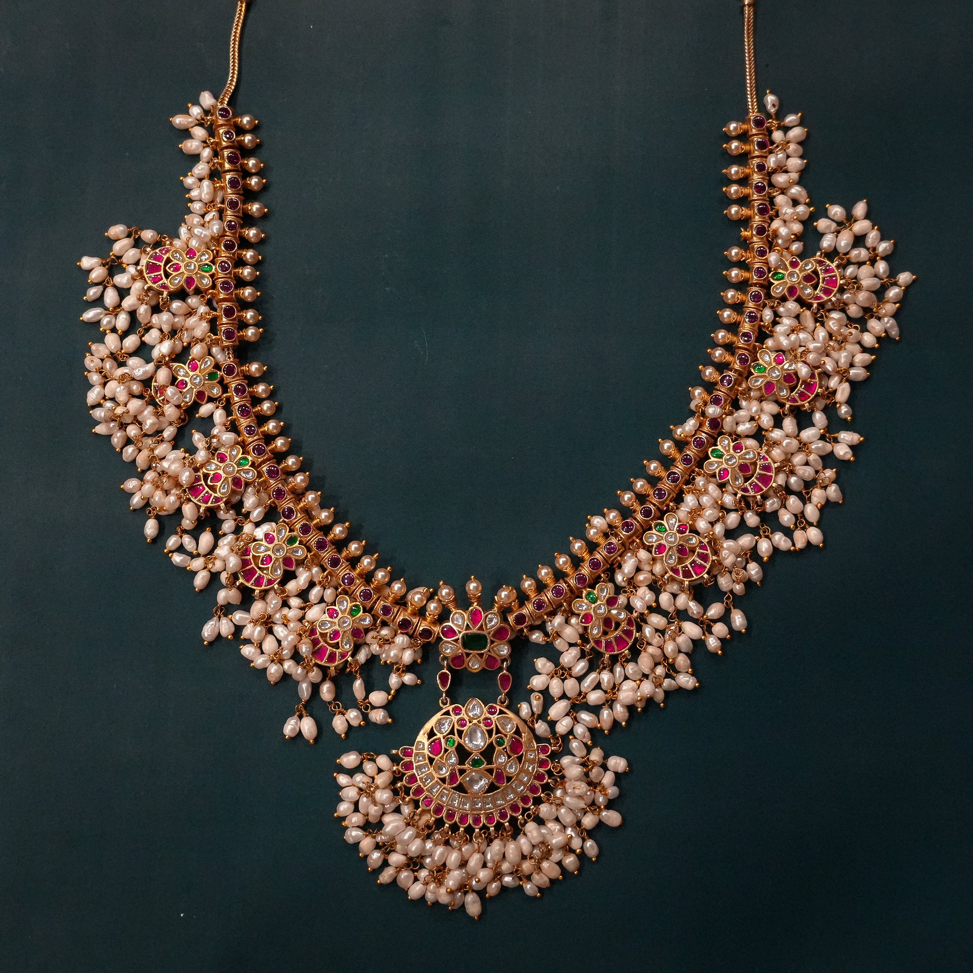 Shahnai Kundan Necklace Set