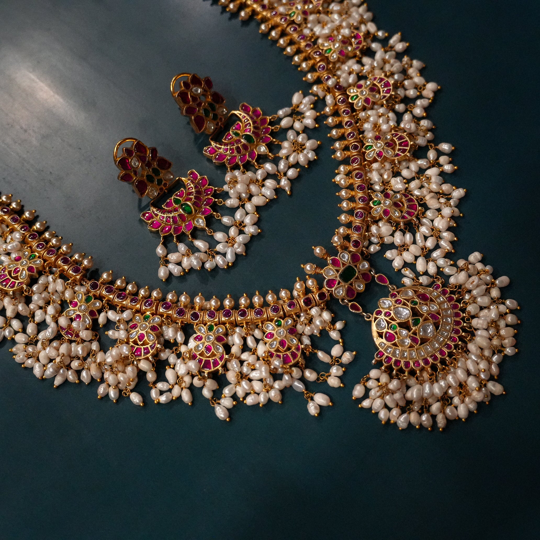 Shahnai Kundan Necklace Set