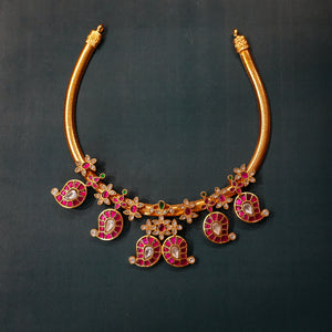 Meera Jadau Kundan Necklace - Saroki jewels