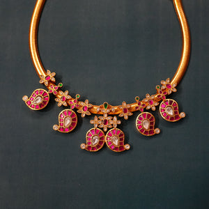 Meera Jadau Kundan Necklace - Saroki jewels