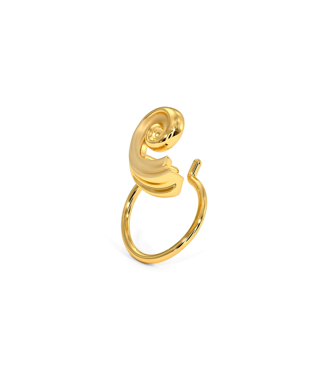 Flower nose pin