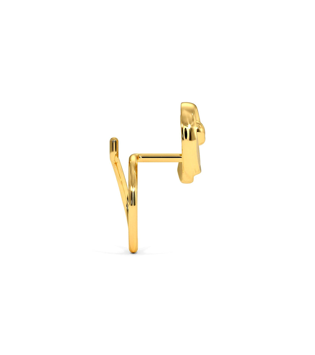 Flower nose pin