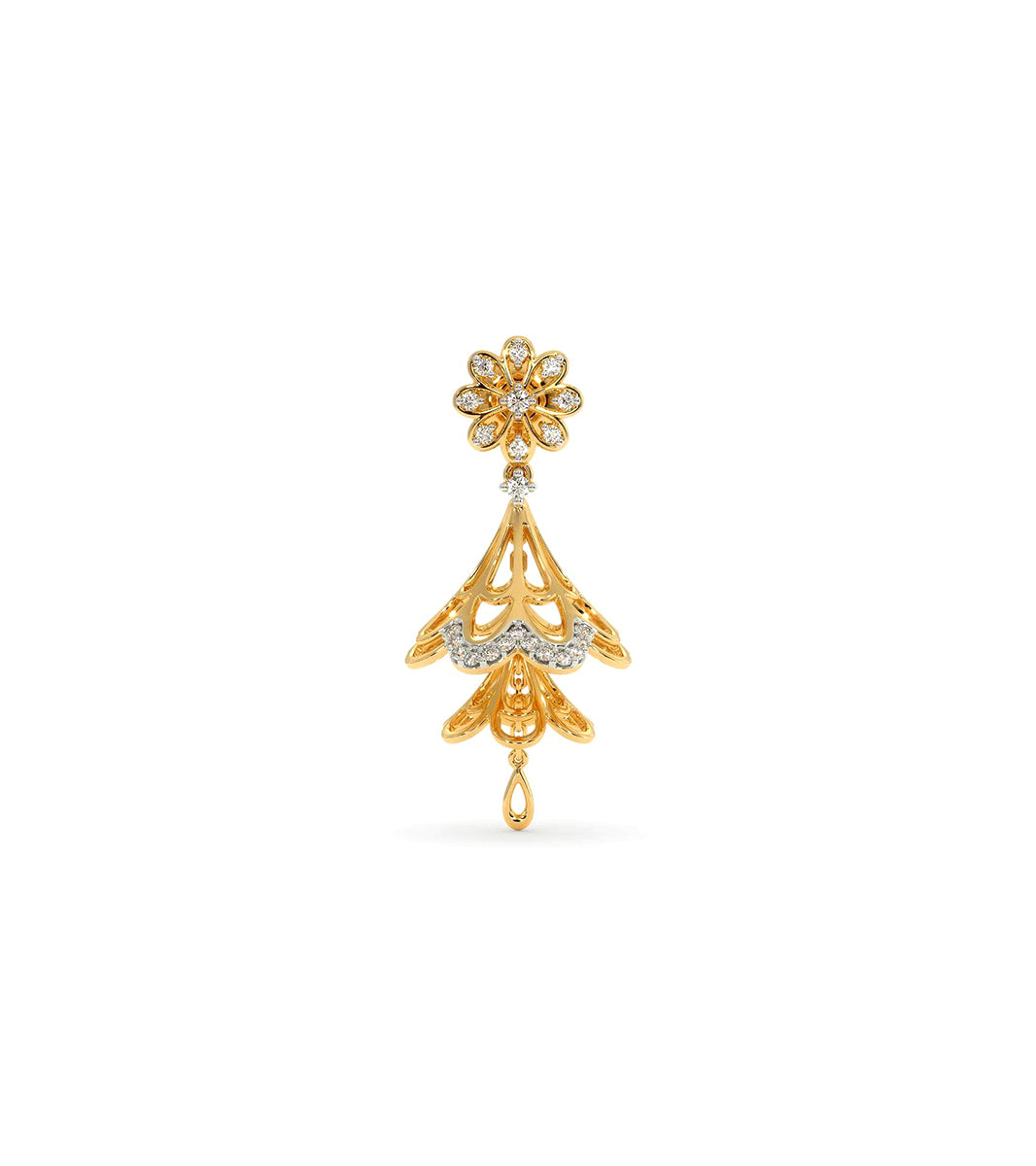 Flower jhumka