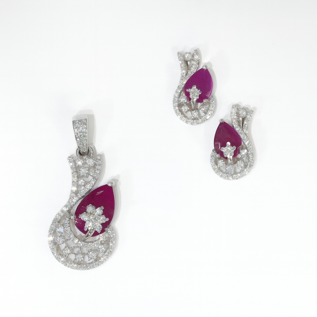Tamalika Pendant Set - Saroki jewels