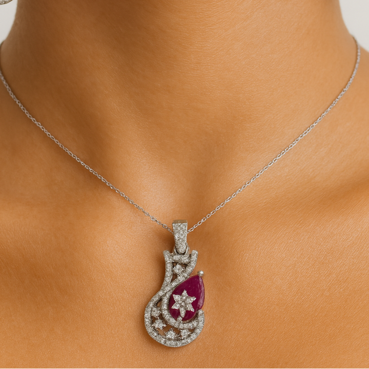 Tamalika Pendant Set - Saroki jewels
